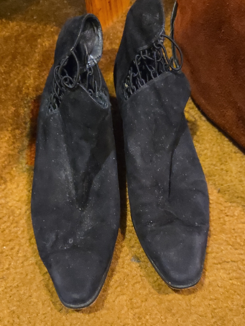 Sacha London Black Suede Chukka Boots
